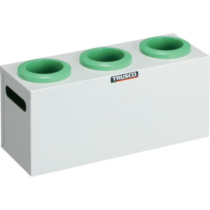 TRUSCO ツーリングケース NT・BT兼用 50用ホルダー3個 ホワイト 間口390×奥行145×高さ188mm(Tcode:3930238)