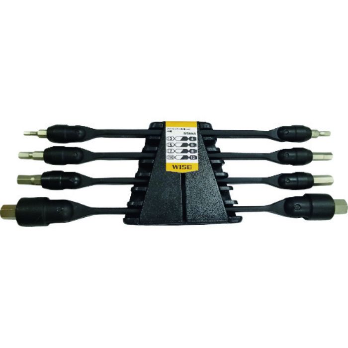 ワイズ 六角棒レンチ (ナイフ式) フリーレンチ (ミリ/4本組) Aセット(Tcode:1950154)