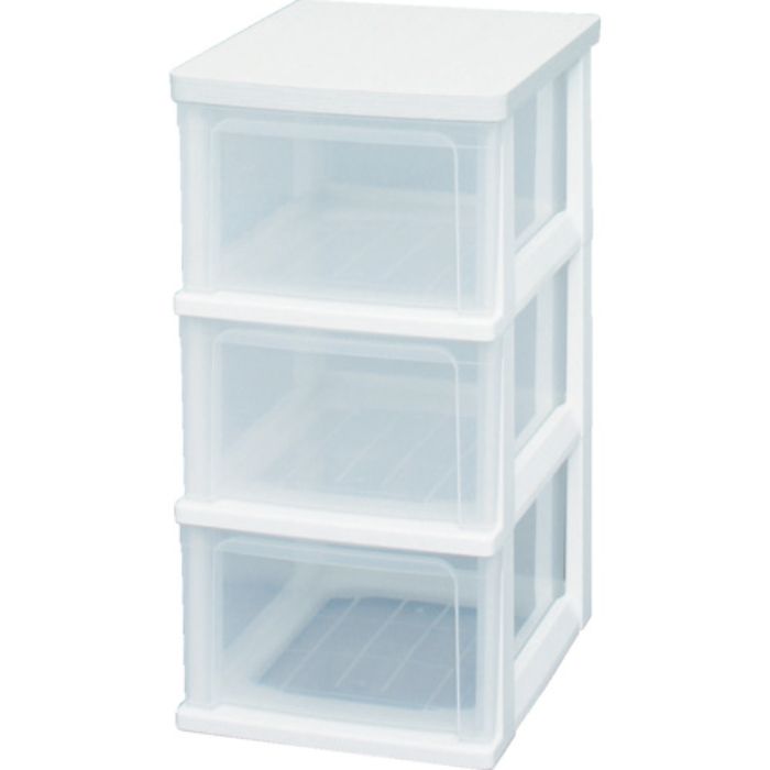 IRIS 221303 ウッドトップチェスト ホワイト WTS-303-WH(Tcode:4986504)