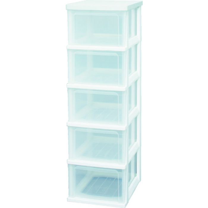 IRIS 221323 ウッドトップチェスト ホワイト WTS-305-WH(Tcode:4986521)