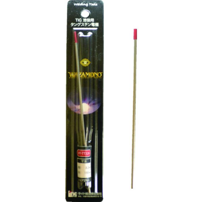 ライト WAZAMONO TIG 電極棒 トリア 2% 1本入り(Tcode:1373504)