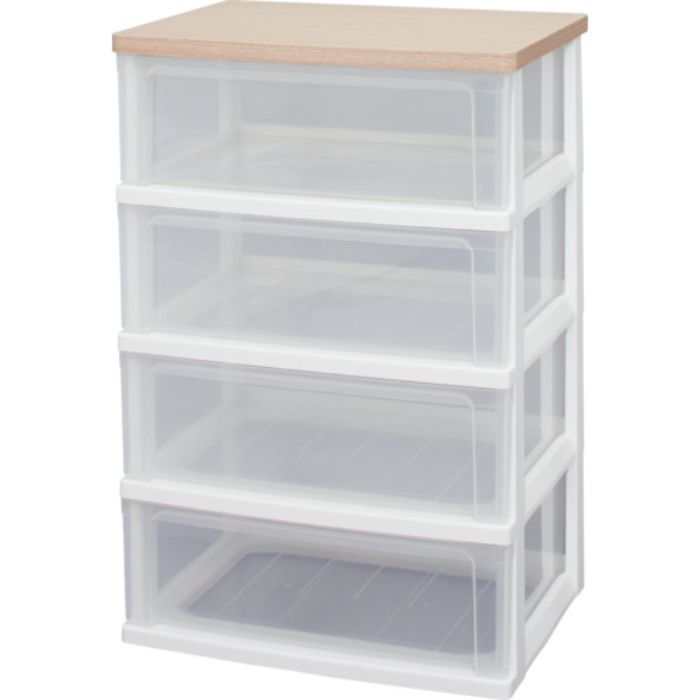 IRIS 221346 ウッドトップチェスト フレンチオーク WTW-544-FO(Tcode:4986547)