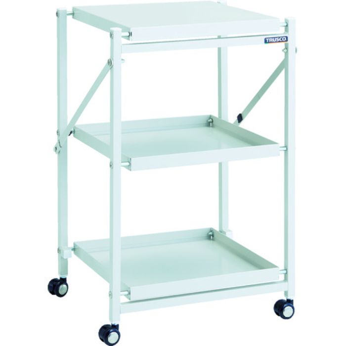 TRUSCO ワンタッチワゴン W370XD370XH700 3段(Tcode:1158733)