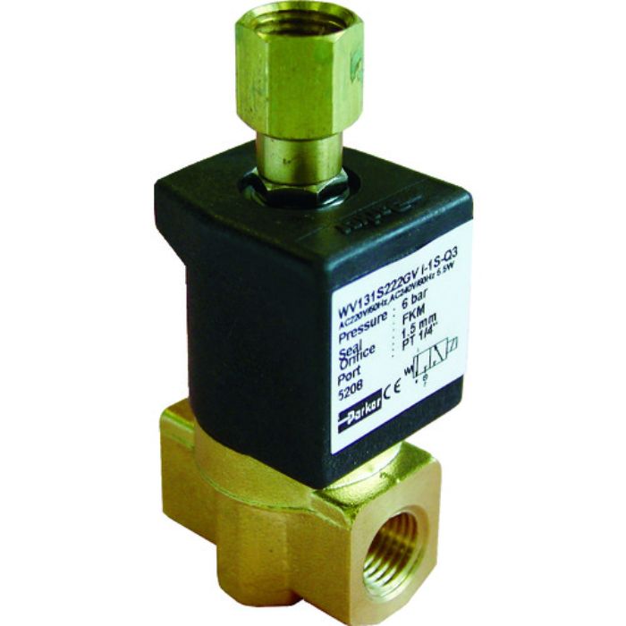 クロダ 流体制御用直動形3ポートバルブ(Tcode:3611817)