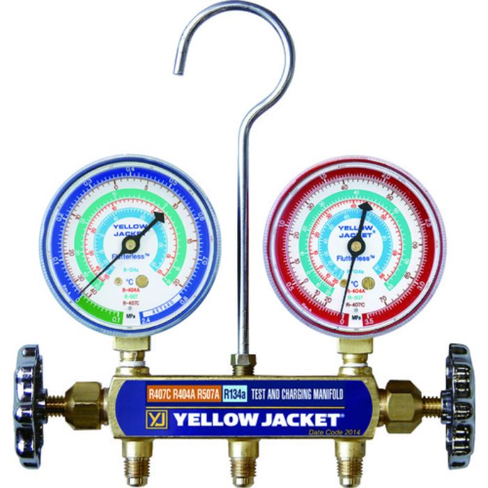 イエロージャケット R407C等用マニホールドキット ケース付(Tcode:8591091)