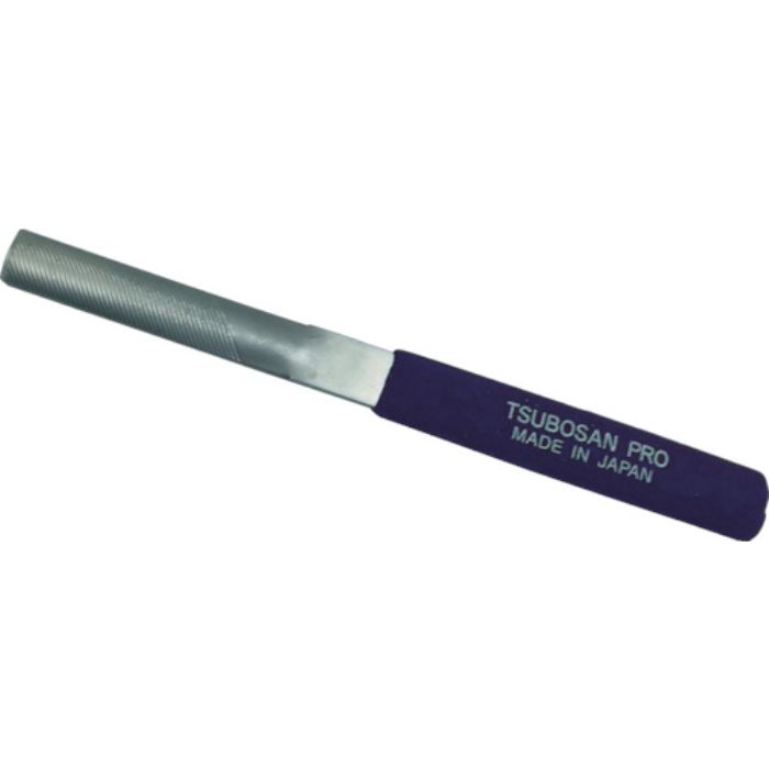 ツボサン 横に削るヤスリ 半丸 片R中目 押し切り用(Tcode:8590816)