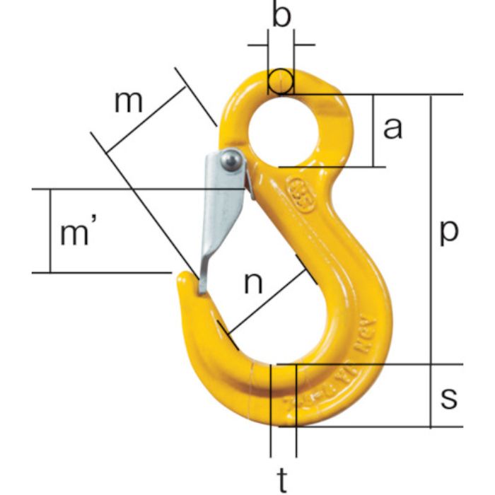 象印 スリングフック 1.6t (YP-07)(Tcode:3771016)