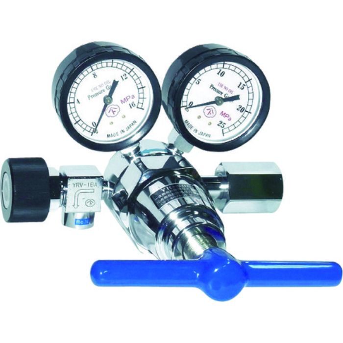 ヤマト ガス調整器 高圧用圧力調整器 YR-5061H 窒素・空気 ストップバルブ付(Tcode:4346696)
