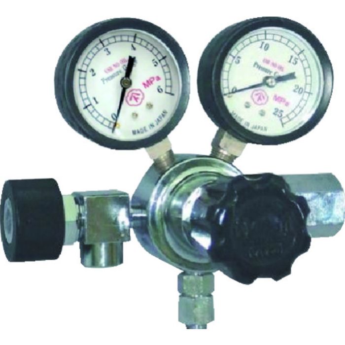 ヤマト ガス調整器 高圧用圧力調整器 YR-5061 窒素・空気 ストップバルブ付(Tcode:4346700)