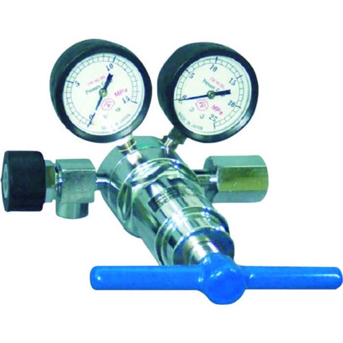 ヤマト ガス調整器 高圧用圧力調整器 YR-5062 窒素・空気 ストップバルブ付(Tcode:4346718)