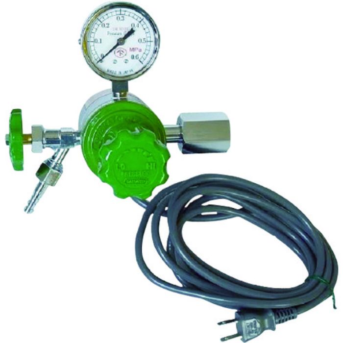 ヤマト ガス調整器 ヒーター付圧力調整器 YR-507V 炭酸ガス・MAGガス(Tcode:4346734)