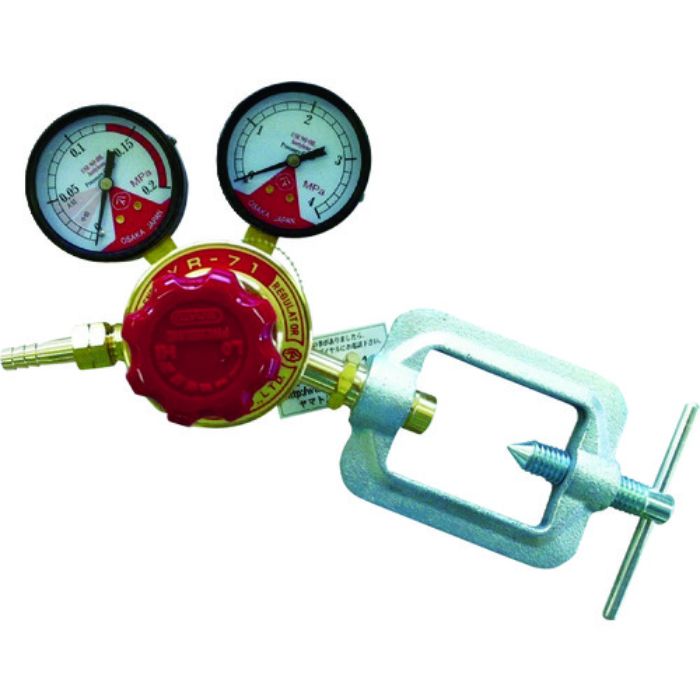 ヤマト 全真鍮製アセチレン調整器 YR-71(Tcode:2816199)