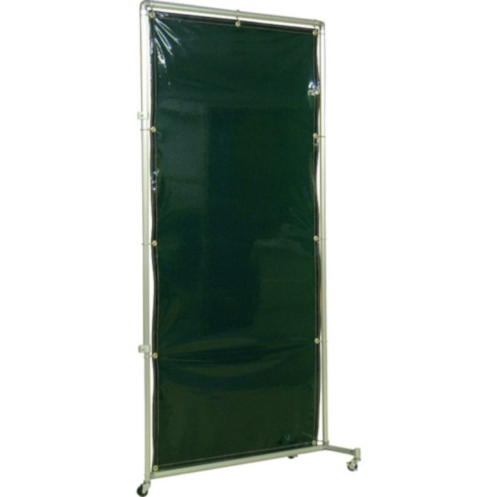 吉野 遮光フェンスアルミパイプ 1×2 接続キャスター グリーン(Tcode:3528588)