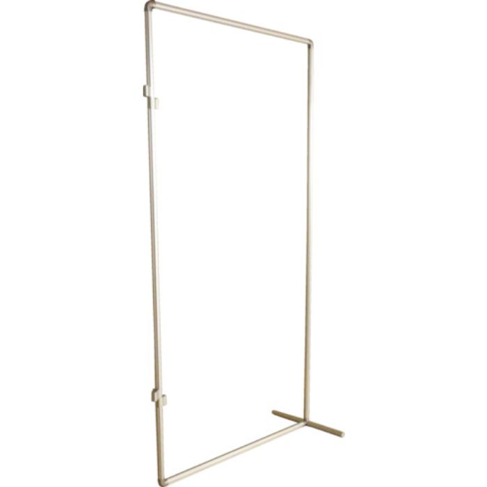 吉野 衝立用アルミパイプ 1×2 接続固定(Tcode:7933703)