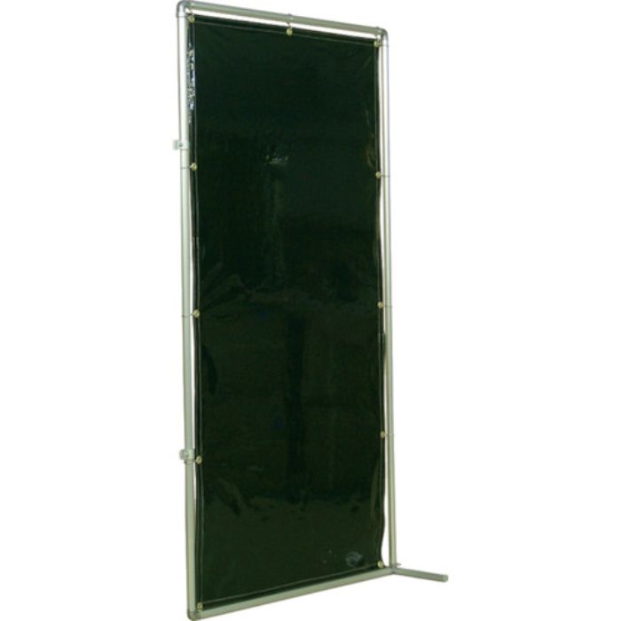 吉野 遮光フェンスアルミパイプ 1×2 接続固定 ダークグリーン(Tcode:3528626)