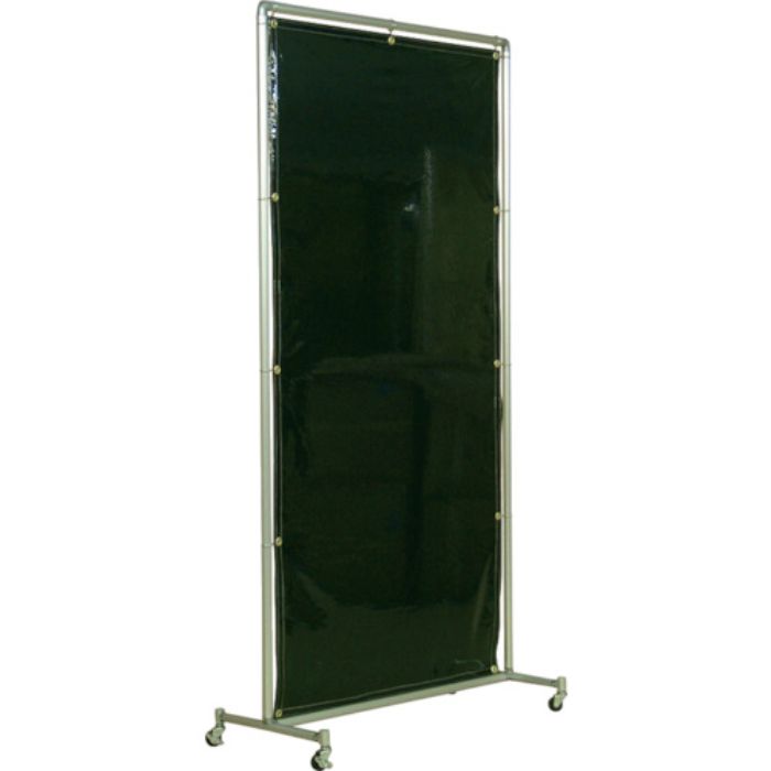 吉野 遮光フェンスアルミパイプ 1×2 単体キャスター ダークグリーン(Tcode:3528677)