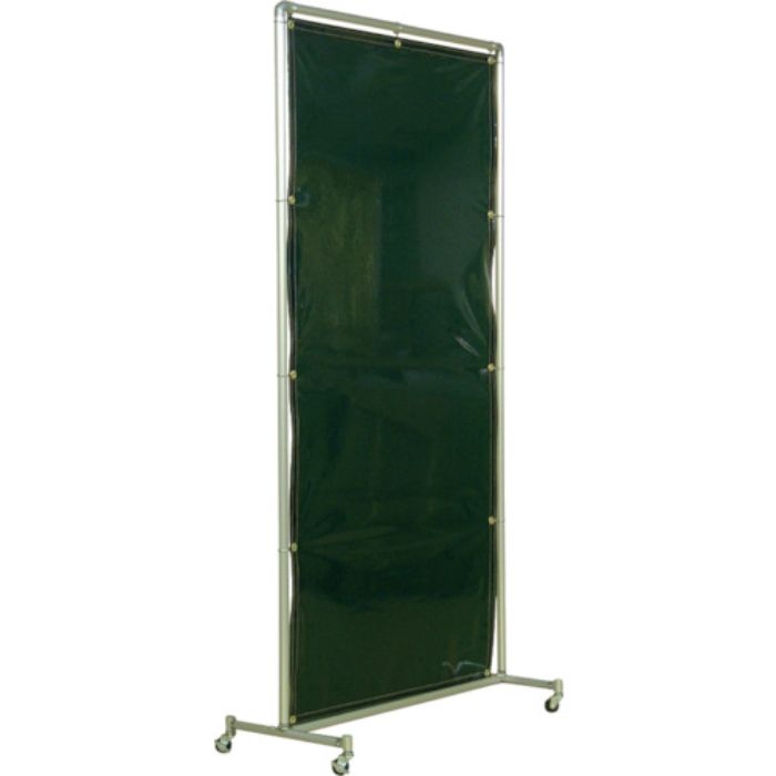 吉野 遮光フェンスアルミパイプ 1×2 単体キャスター グリーン(Tcode:3528685)