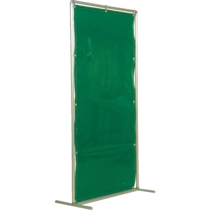 吉野 遮光フェンスアルミパイプ 1×2 単体固定 グリーン(Tcode:3528731)