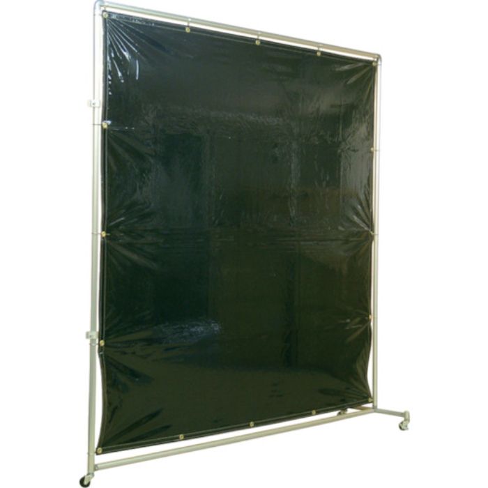 吉野 遮光フェンスアルミパイプ 2×2 接続キャスター ダークグリーン(Tcode:3528774)