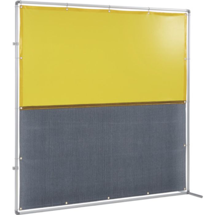 吉野 遮光火花兼用衝立(イエロー×A種シート)2×2 接続型固定足(Tcode:8315252)