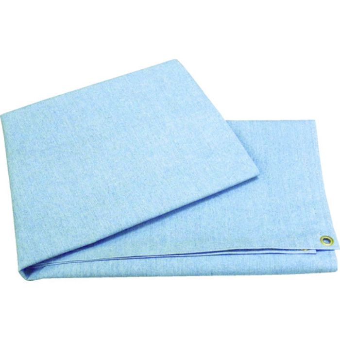 吉野 火花用衝立用シート(片面コーティング) グレー/黒 C種 幅985×長さ1985mm(Tcode:7933771)