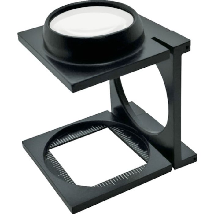 リーフ 三ツ折型リネンテスター ダブルレンズZタイプ レンズ径28mm(Tcode:2191342)