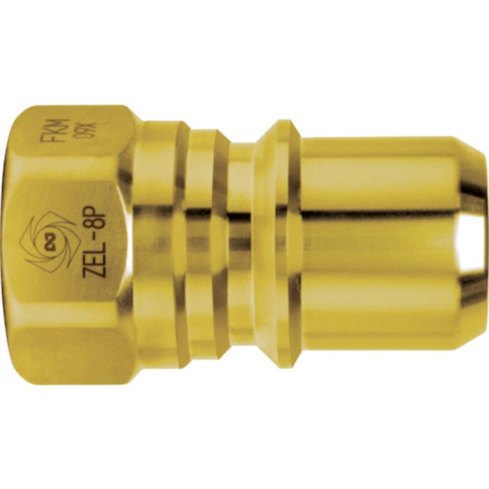 日東 ゼロスピルカプラ 真ちゅう製 ニトリルゴムNBR(SG)相手側取付サイズR3/8(42830)(Tcode:7781172)