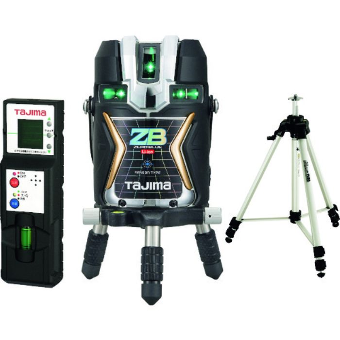 タジマ レーザー墨出器 ZERO BLUE センサー リチウムーKJC 受光器・三脚セット(Tcode:1494880)