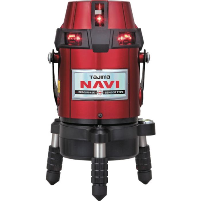 タジマ レーザー墨出器 NAVIゼロセンサーKJC 三脚セット(Tcode:4443641)