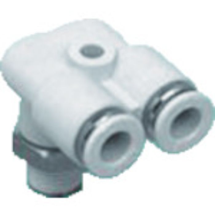 CKD チューブ継手 ニュージョイントステンレスタイプ(FY形R付) 適合チューブ外径6mm 接続口径M5(Tcode:4411161)