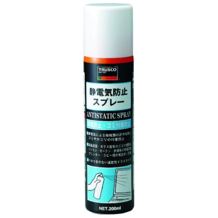 TRUSCO 静電気防止スプレー 200ml (Tcode:2568918)