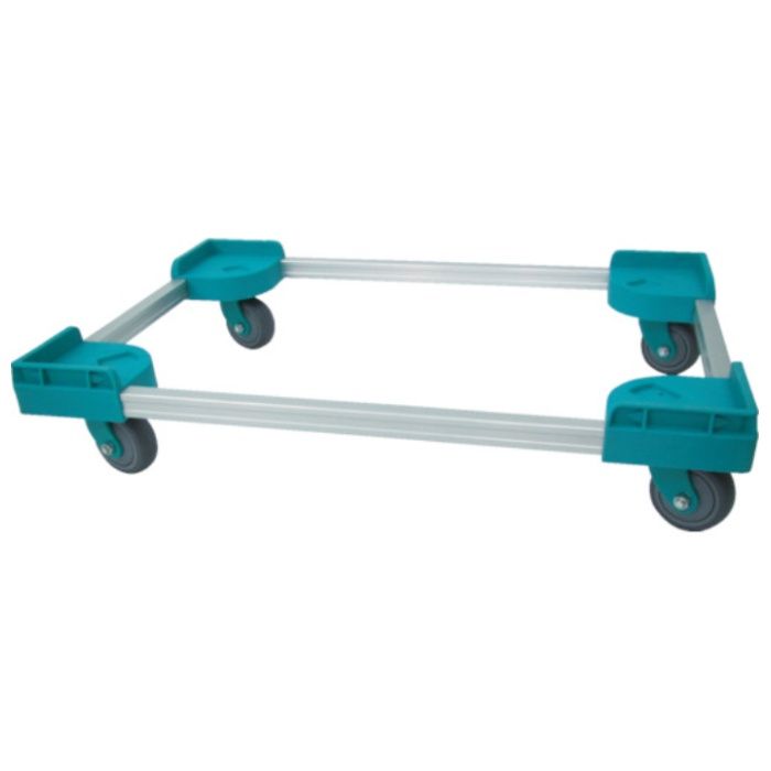 TRUSCO　コンテナ台車　アルミカート　649×439　省音キャスター　