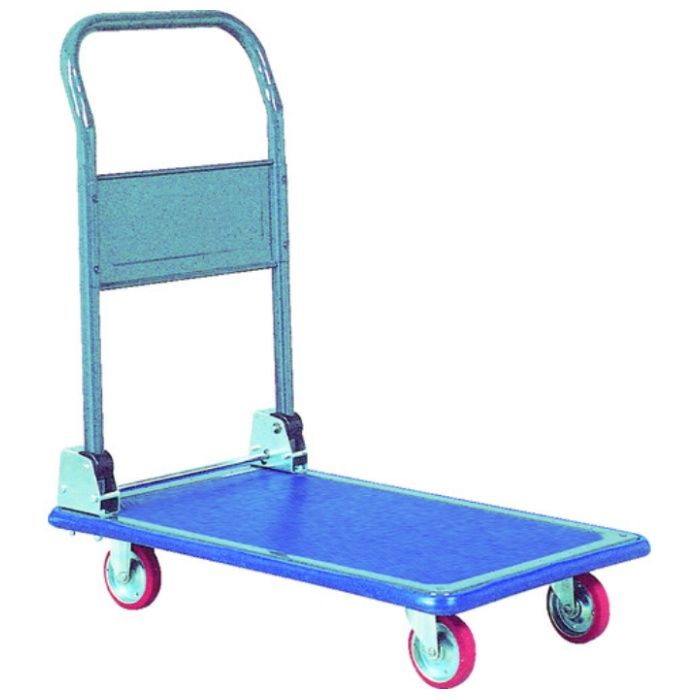 アイケー　プレス製運搬車　折り畳みハンドルタイプ　均等荷重150kg　