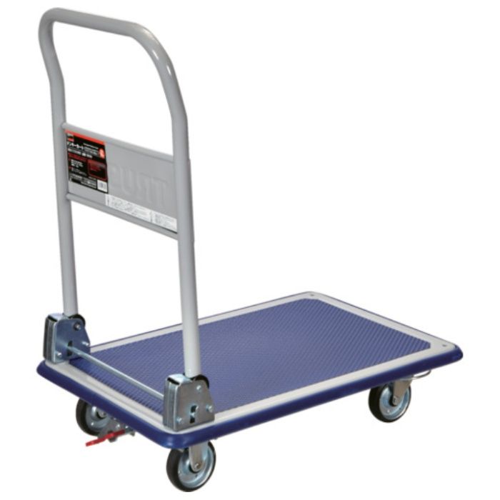 TRUSCO　プレス製台車　ドンキーカート　折畳　4輪リングストッパー付　
