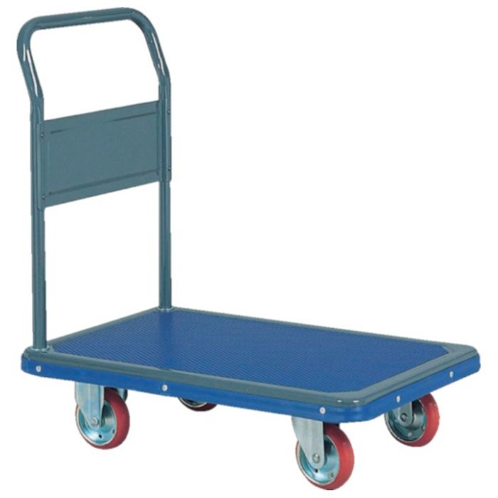アイケー　プレス製運搬車　固定ハンドルタイプ　均等荷重250kg　