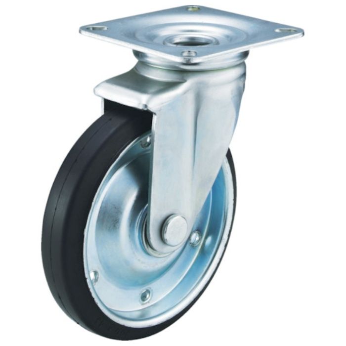 TRUSCO　プレス製運搬車用自在キャスター　Φ130　