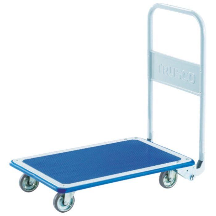 TRUSCO　プレス製台車　ドンキーカート　折りたたみ式ワイドハンドル740×480　