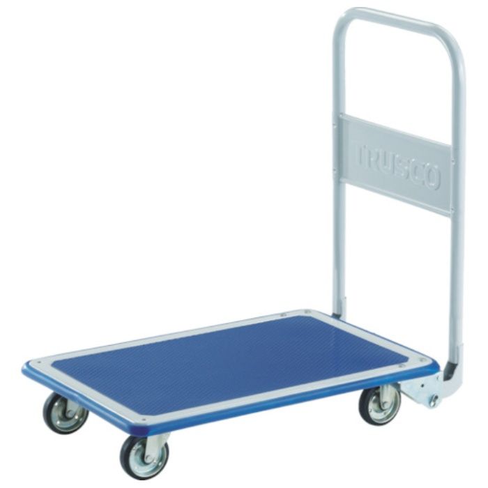 TRUSCO　プレス製台車　ドンキーカート　折りたたみ式ワイドハンドル915×615　