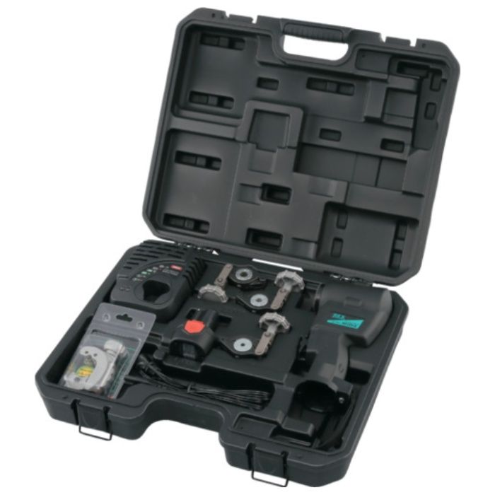 REX　電動フレア　RF20S2　(本体・バッテリー・充電器・ケース・クランプX3・クランプライナ・チューブカッター付)の説明画像2