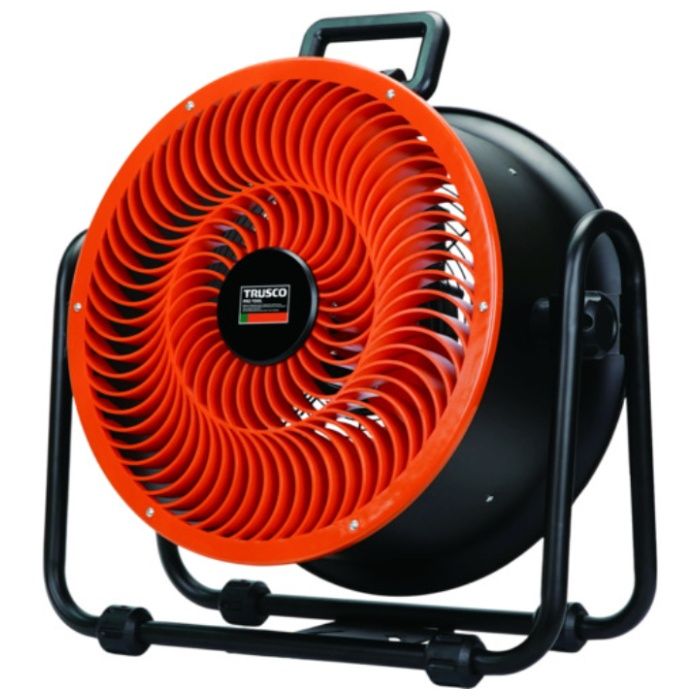 TRUSCO　全閉式DCモーター工場扇　ジェネラルファン・ブースト　オレンジ　45CM