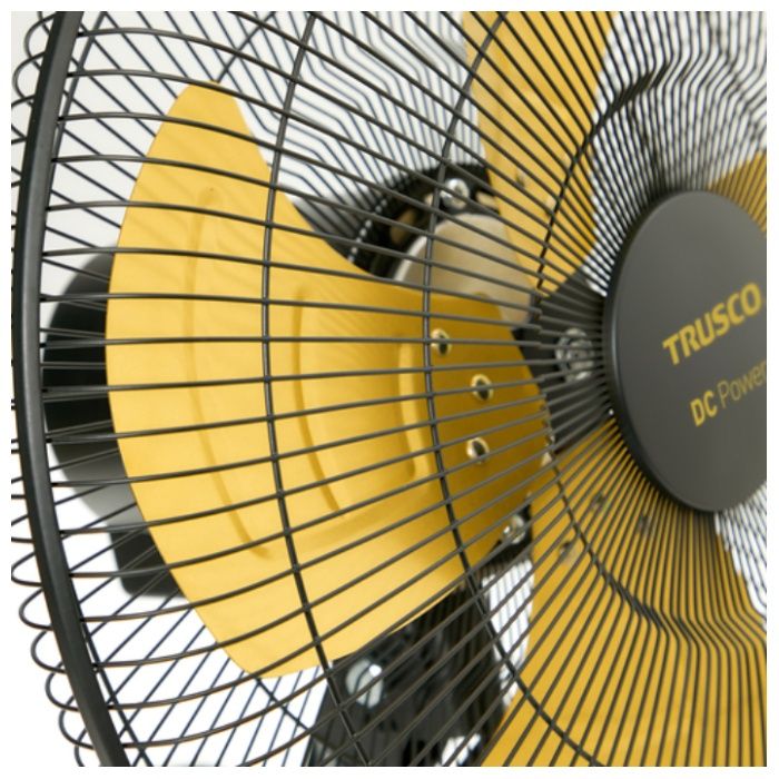TRUSCO　全閉式工場扇　ジェネラルファン　“DC省エネ”　スタンドタイプ　アルミハネの説明画像3