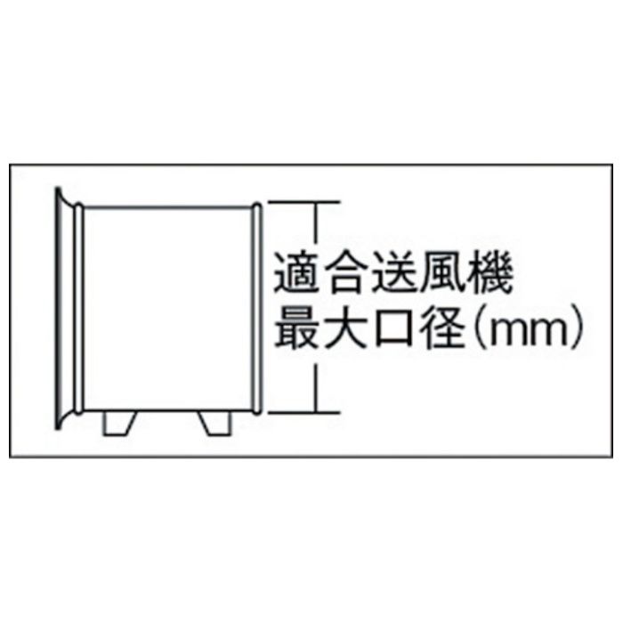 TRUSCO　フレキシブルダクト　Φ230X長さ5mの説明画像3