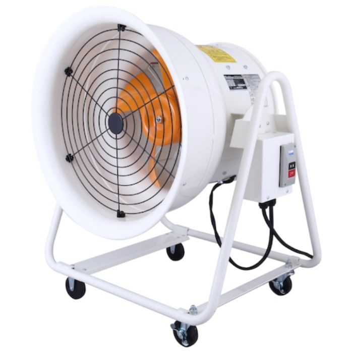 Suiden　送風機　こでかファン　ハネ径400mm　低騒音タイプ　100V　角度調節可能　4輪キャスター付