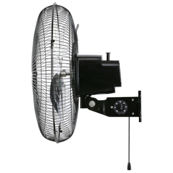 TRUSCO　全閉式工場扇　ジェネラルファン　壁掛けタイプ　アルミハネ　ブラックの説明画像2