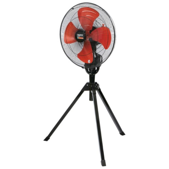 TRUSCO　全閉式アルミハネ工場扇　ゼフィール　折りたたみスタンドタイプ