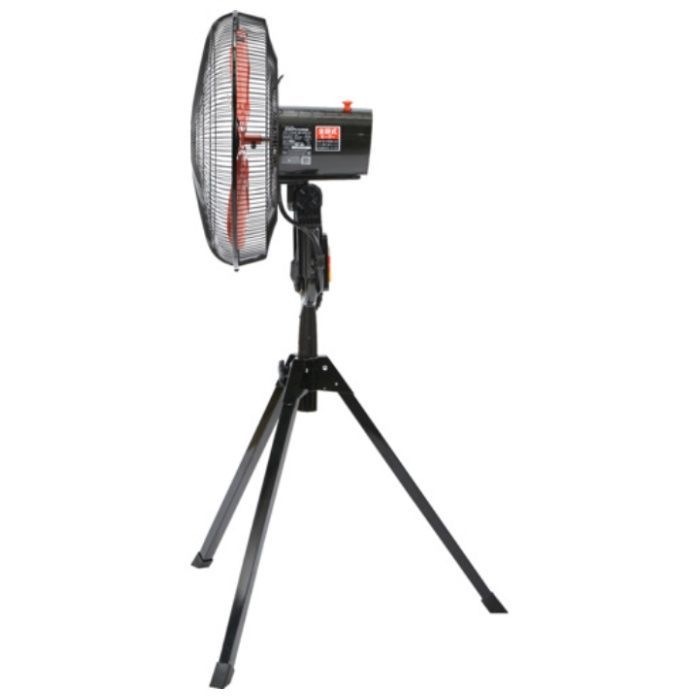 TRUSCO　全閉式アルミハネ工場扇　ゼフィール　折りたたみスタンドタイプの説明画像2