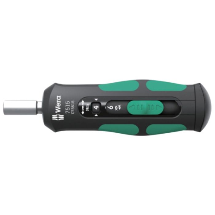 Wera　7515　差替式クラフトフォームセーフトルクドライバー、　2-6Nm