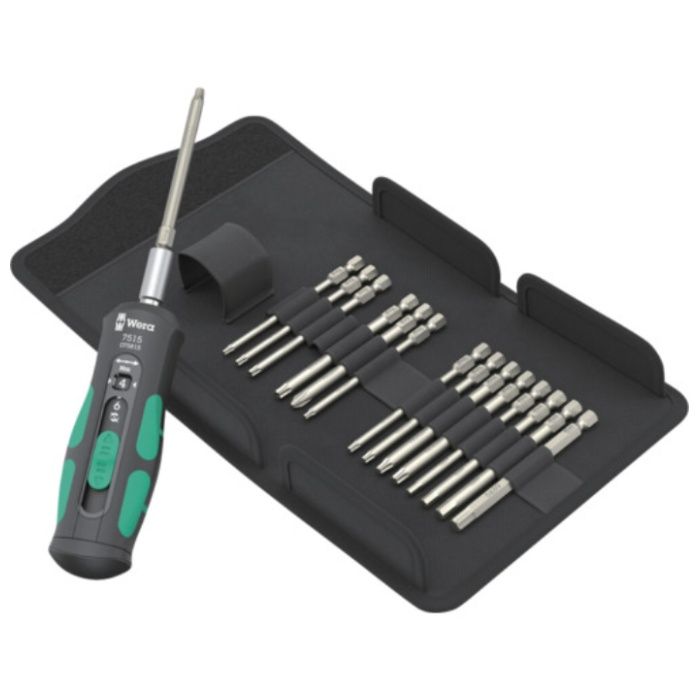 Wera　7515/16　差替式クラフトフォームセーフトルクドライバー　スピード　汎用セット1