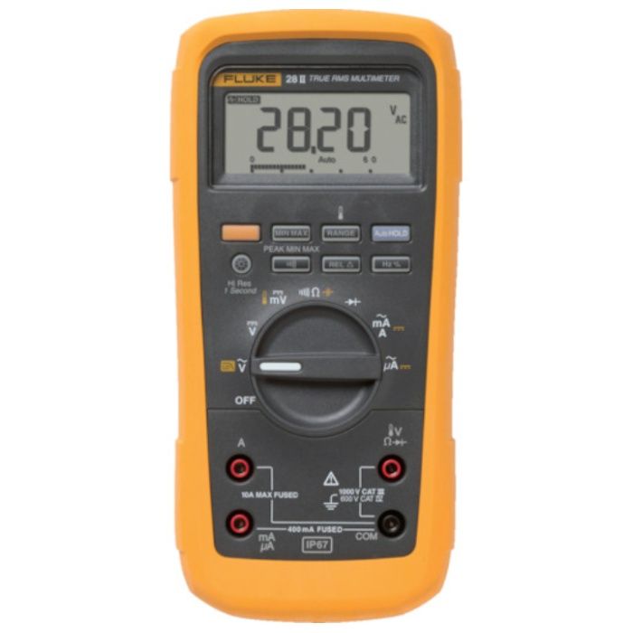 FLUKE　防水・防塵マルチメーター(温度測定機能・ローパスフィルター)