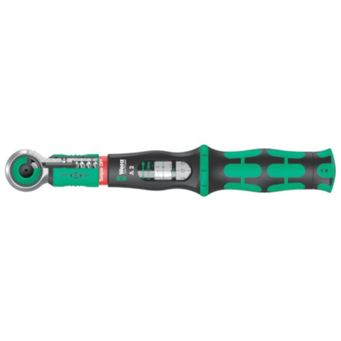 Wera　空転式トルクレンチ(プリセット型)　A2セーフトルク　2〜12Nm　1/4ビット用